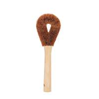 Boomjoy 2019 New Design Long Handle Dish Cleaning Kitchen Scrub Coir Bristles Brush