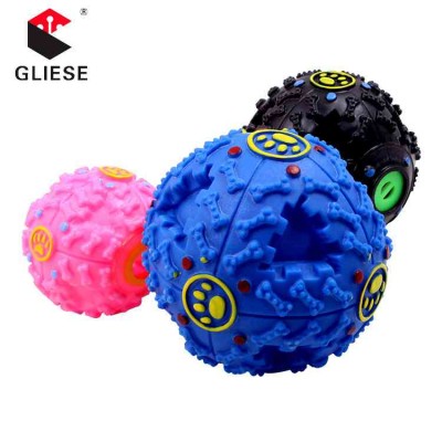 Puzzle Sounding Toy Cat Pet Stocked Dog Food Chew Toy Ball for Small to Medium Dog Training & Playing